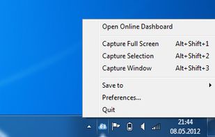 ScreenCloud running on Windows 7