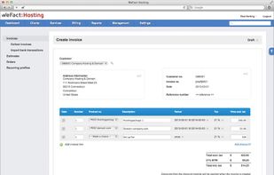 WeFact Hosting screenshot 1