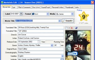 Eax Movie Catalog screenshot 1