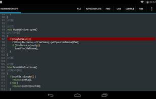 C4droid screenshot 3