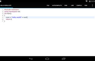 C4droid screenshot 1
