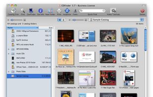 The CDFinder user interface