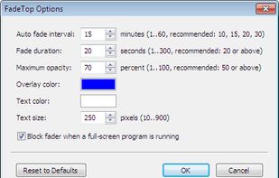 Fadetop screenshot 2