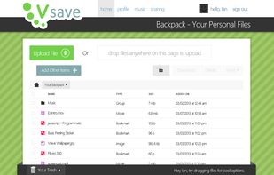 Vsave screenshot 1