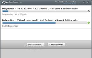 RealDownloader screenshot 1