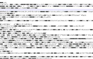 An image of Encrypted Text from NPPCrypt