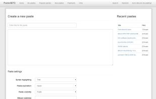 Paste4BTC screenshot 1