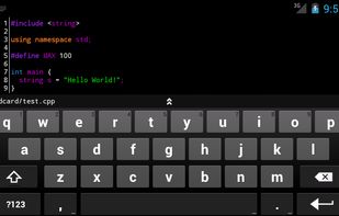 DroidEdit screenshot 1