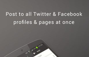SocialCamp: post to all your Facebook and Twitter accounts with one tap