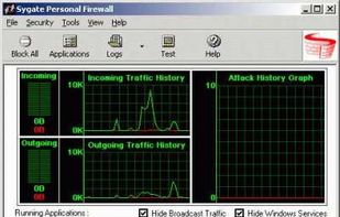 Sygate Personal Firewall screenshot 1