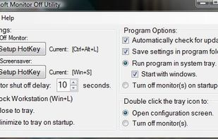Monitor Off Utility screenshot 1