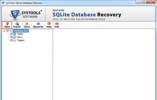 Open SQLite database file