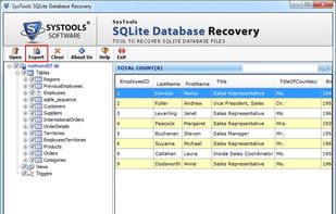 Export Selected data