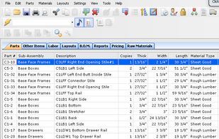 Advanced Cutlist and Reporting