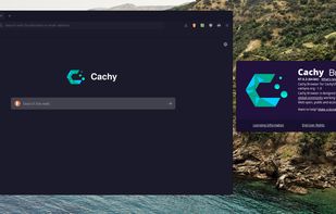 Cachy-Browser screenshot 1