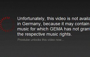 ProxTube recognizes the locked video and unlocks it!