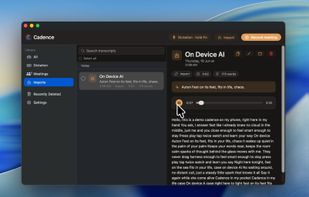 Cadence AI screenshot 2