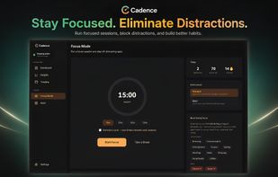 Cadence: Screen Time & Focus Tracker screenshot 2