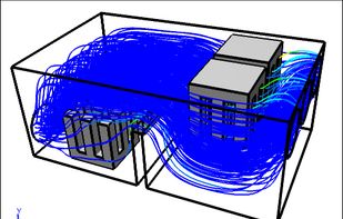 Caedium CFD Electronics Cooling Simulation
Mineral oil streamlines colored by temperature