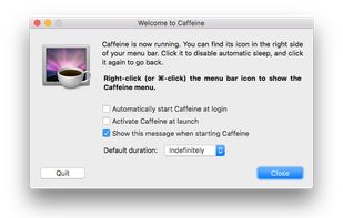 Caffeine for Mac screenshot 1