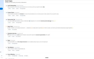 Cal ID Event Types