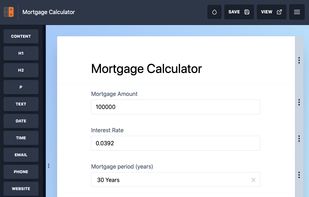 Easy to use Form Builder UI/UX on Any Device