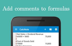 CalcNote screenshot 1