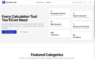Calculation Hub screenshot 1