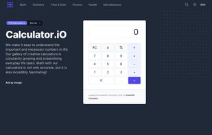 CALCULATOR.IO screenshot 1
