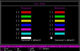 Calcurse screenshot 3
