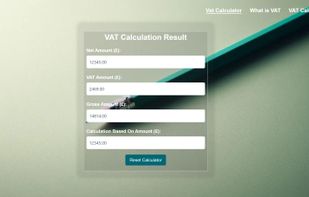 Calcvat screenshot 1