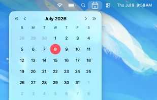Calebar screenshot 1