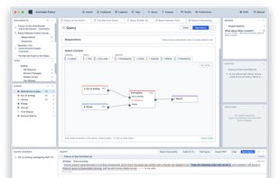 Magnolia's graphical, node-based query builder.