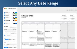 Calendar Printer Pro screenshot 1