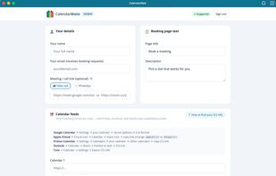 CalendarMate User Profile Screen