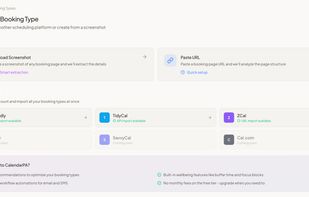 Import from your existing scheduling provider quickly.