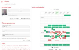 Calendrz screenshot 1