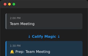 Calify screenshot 1