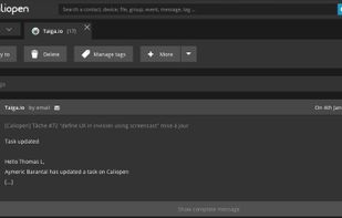 Caliopen screenshot 1