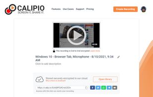 CALIPIO Screen Recorder screenshot 1