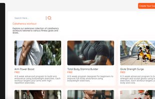 Calisthenics Workout Plan screenshot 1