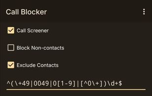 CallBlocker screenshot 1