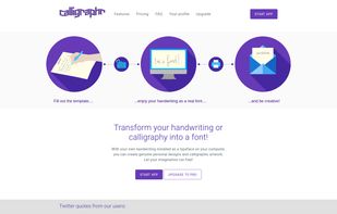 Calligraphr screenshot 1