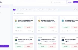 Live markets with automated market maker pricing