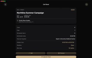 CallSheet: Crew Calls screenshot 1