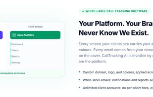 White-label call tracking software