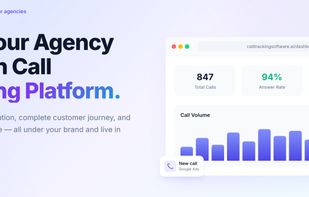 Call tracking software for agencies