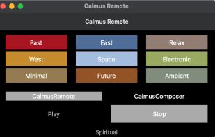 Calmus Remote screenshot 1