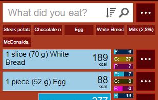 CalorieBase screenshot 1