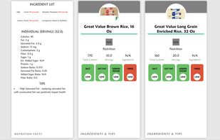 CalorieQuality screenshot 1